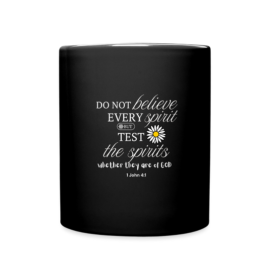 Test the spirits | Full Color Mug | Black - black