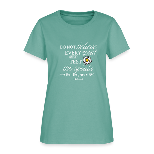 Test the spirits | Women's T-Shirt - aquatic