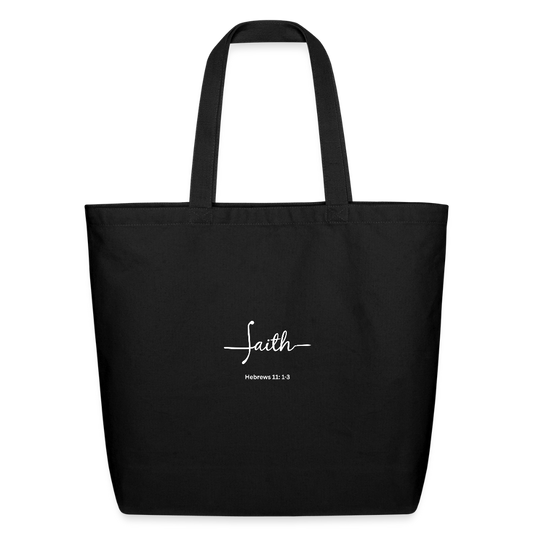 Faith | Eco-Friendly Cotton Tote - black