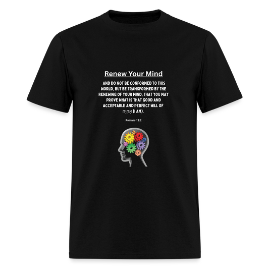 Renew Your Mind | Men's T-Shirt - black