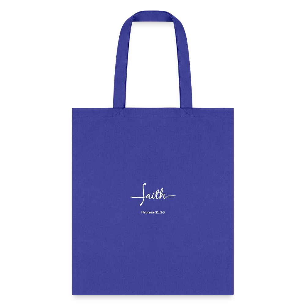 Faith | Tote Bag - royal blue