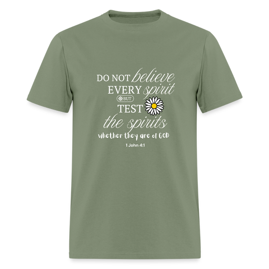 Test the spirits | Men's T-Shirt - military green