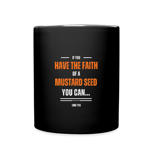 Mustard Seed | Full Color Mug | Black - black
