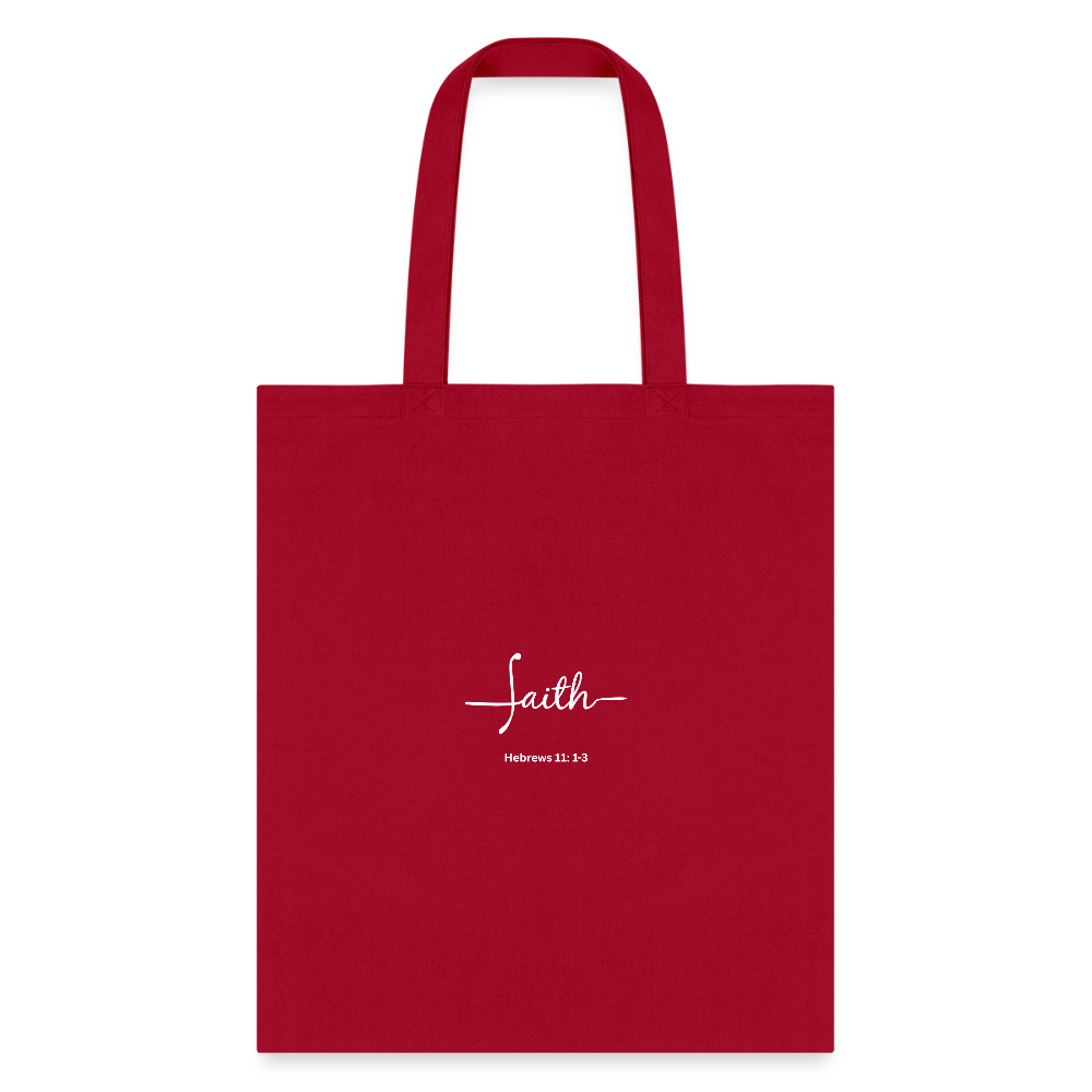 Faith | Tote Bag - red