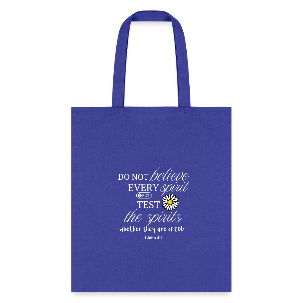 Test the spirits | Tote Bag - royal blue