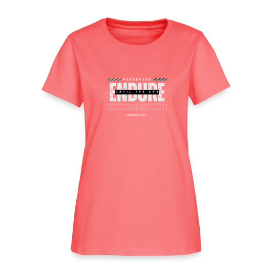 Endure | Women's T-Shirt - coral