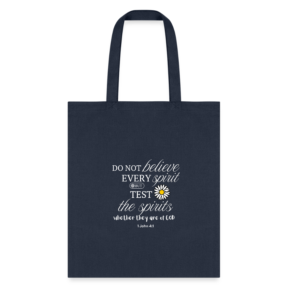 Test the spirits | Tote Bag - navy