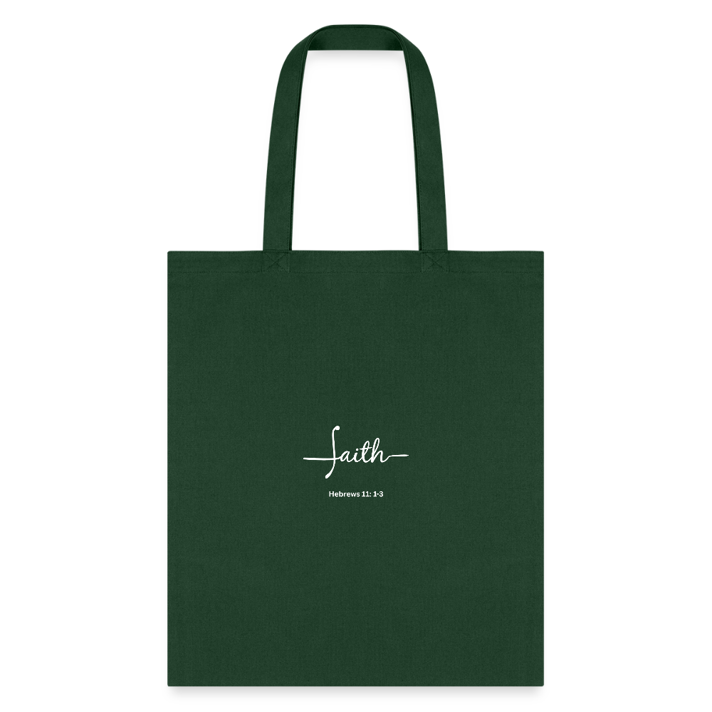 Faith | Tote Bag - forest green
