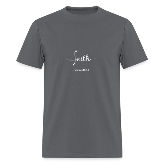 Faith | Men's T-Shirt - charcoal
